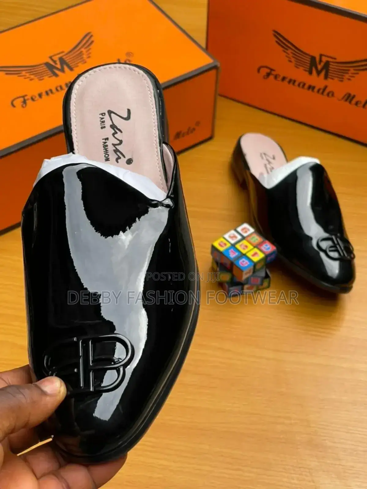 Step Into Rooms Like You Own Them 
Zara Half Shoes