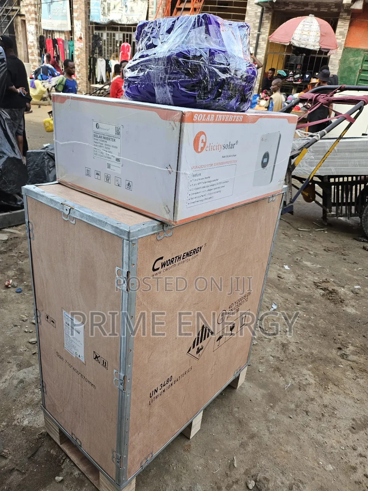Felicity 6kva Inverter With 15kwh Cworth Lithium Ion Battery