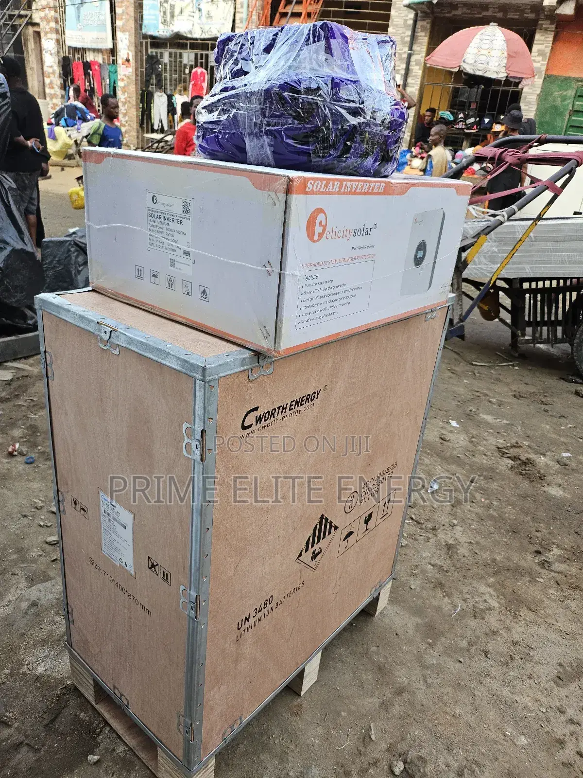 Felicity 6kva Inverter With 15kwh Cworth Lithium Ion Battery
