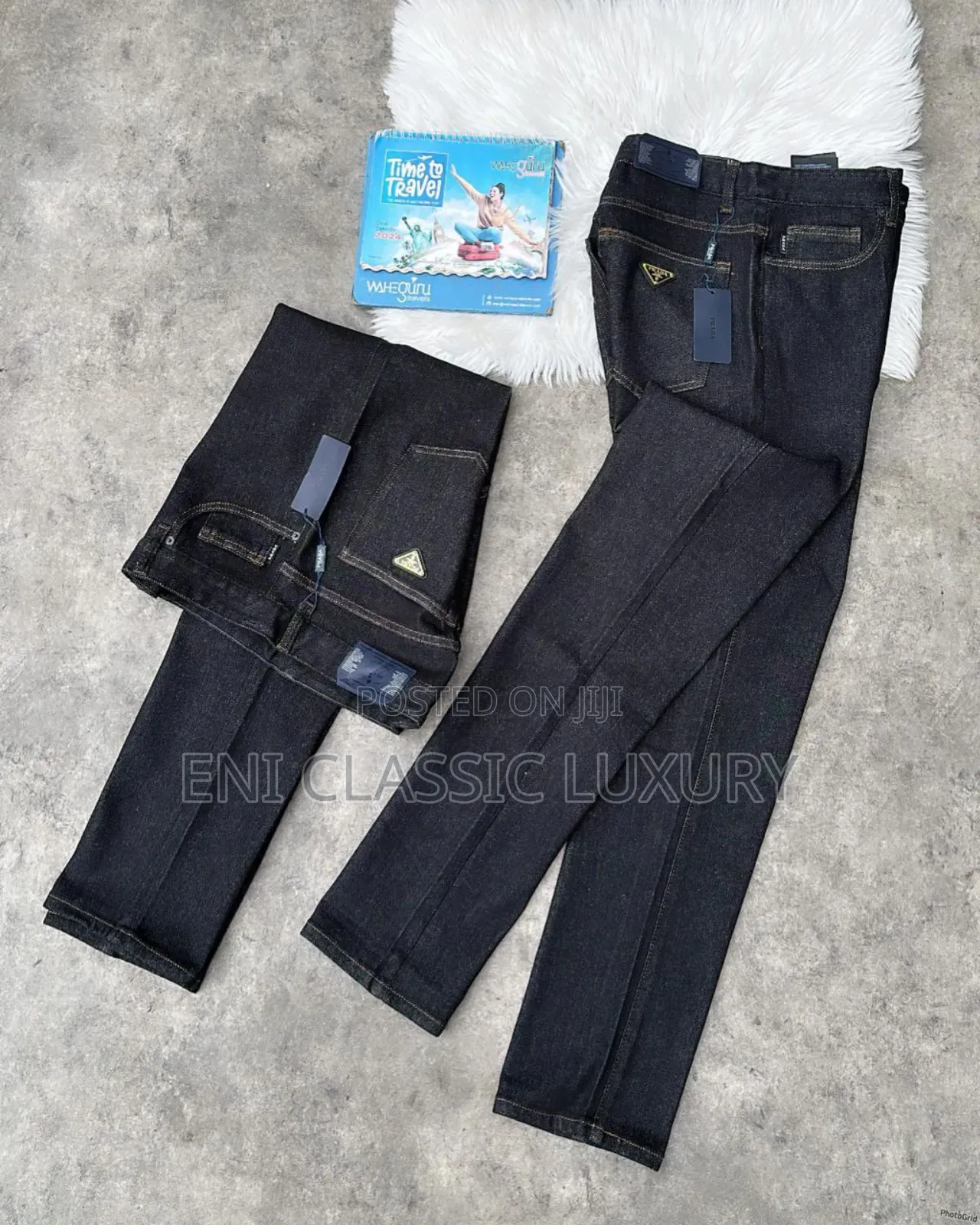 Super High Quality Luxury Men's Jeans Burberry Well Branded Package