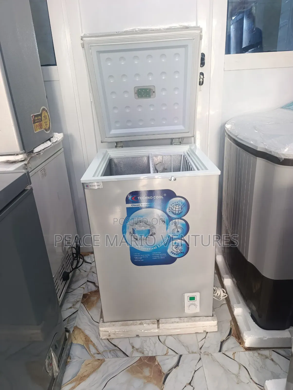 Technocool Original Deep Freezer 100litres With 1year Warranty.