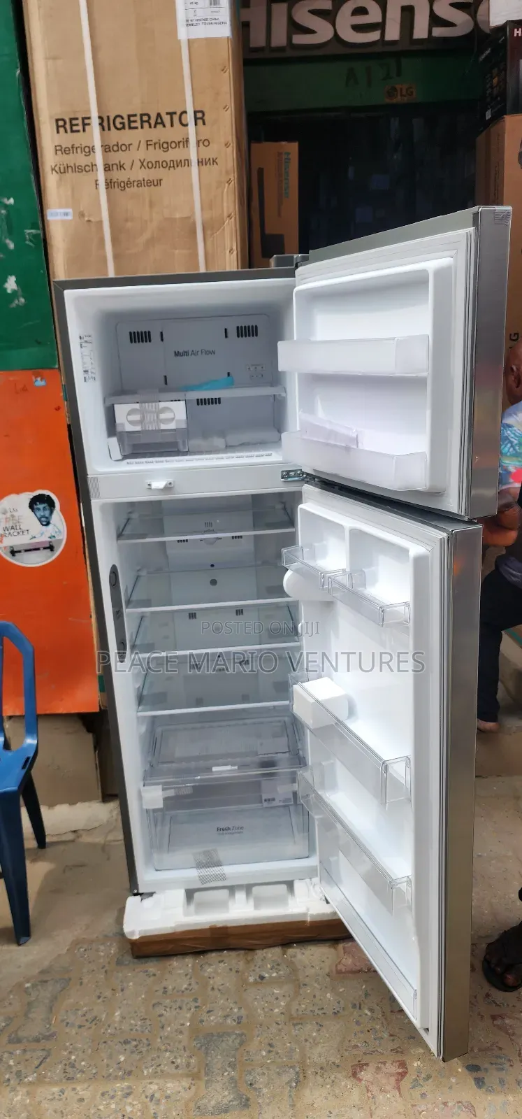 Lg Original Standing Double Door Refrigerator With 2years Warranty