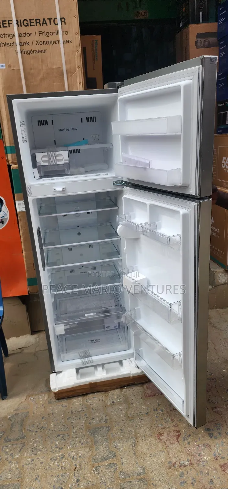 Lg Original Standing Double Door Refrigerator With 2years Warranty