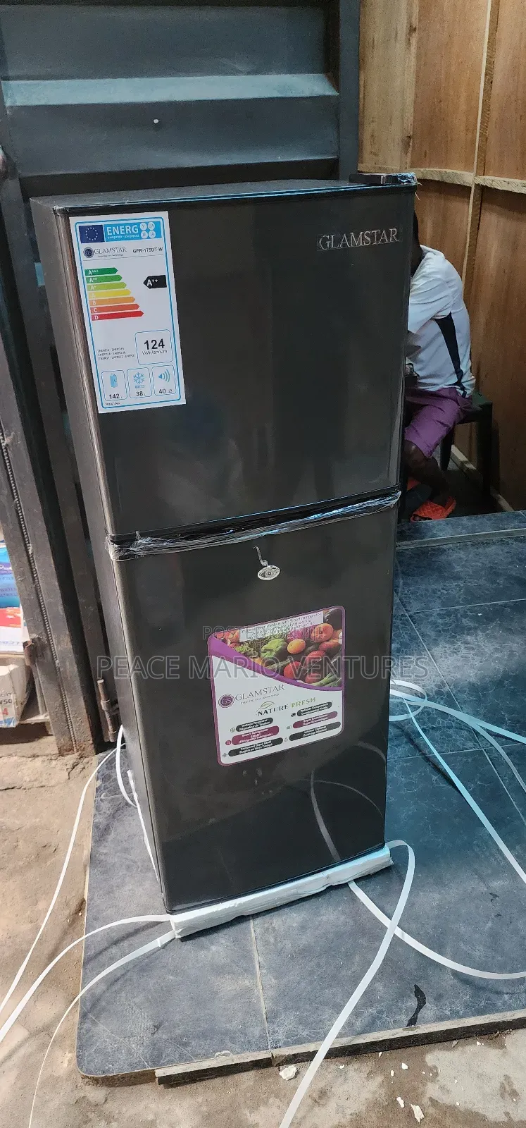 Glamstar Double Door 150litres Refrigerator With 2years Warranty