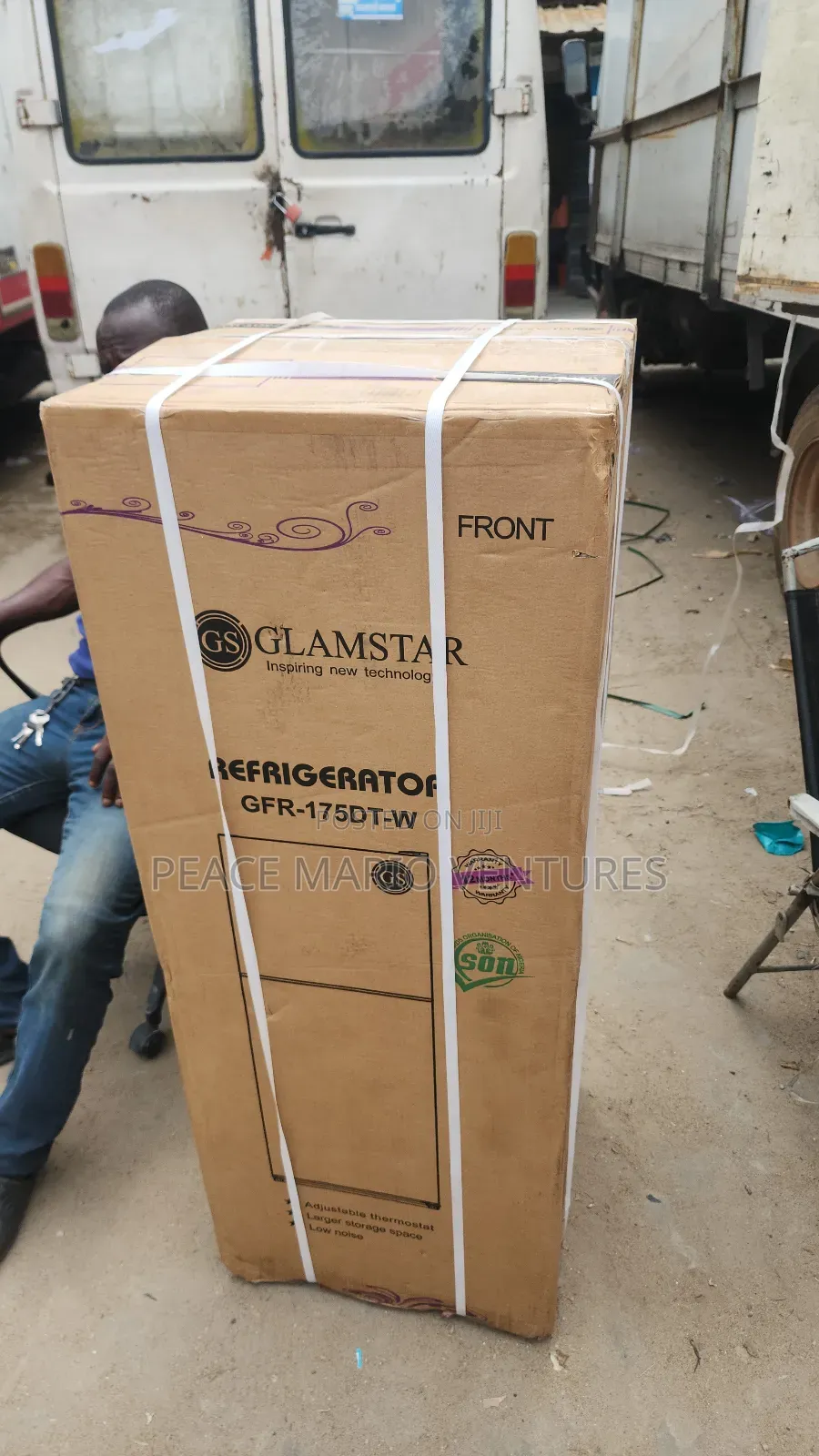 Glamstar Double Door 150litres Refrigerator With 2years Warranty