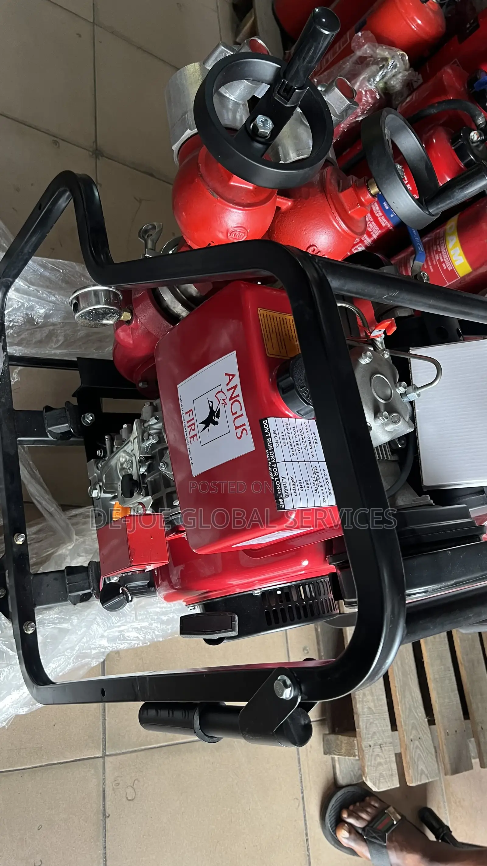 Angus Portable Diesel Fire Pump 15hp Machine Light Duty Model Jlda600
