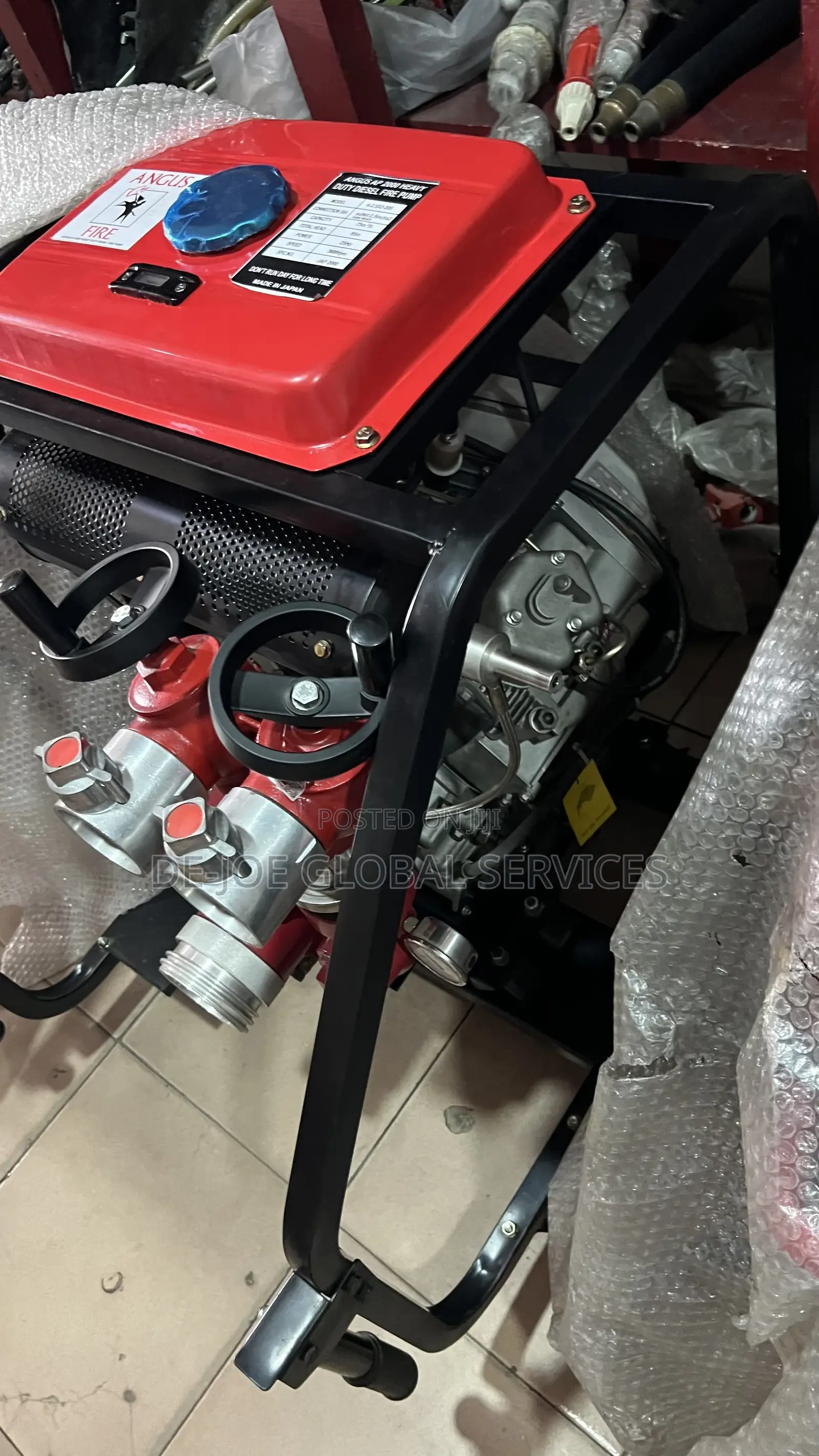 Angus Heavy Duty Diesel Powered Fire Pump 25hp Model Jap2000