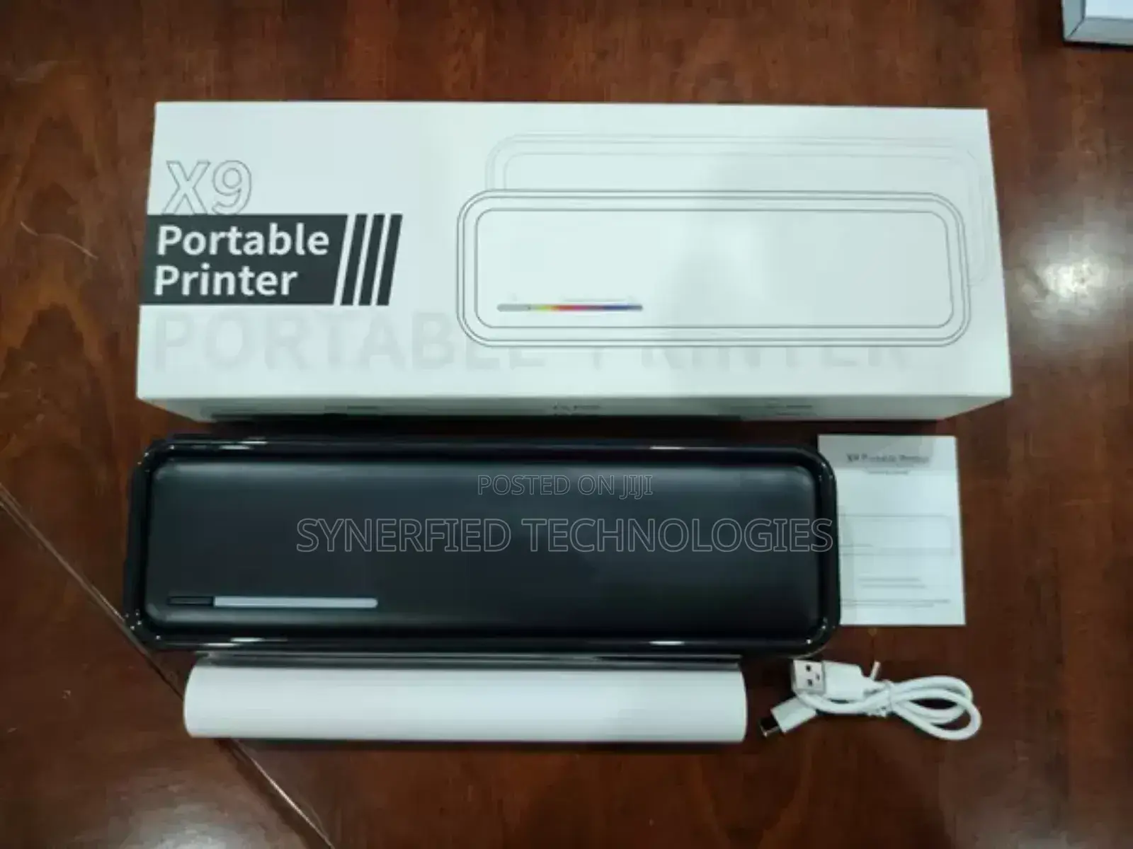 Portable A4 Thermal Printer No Ink, Bluetooth, Works on Phone
