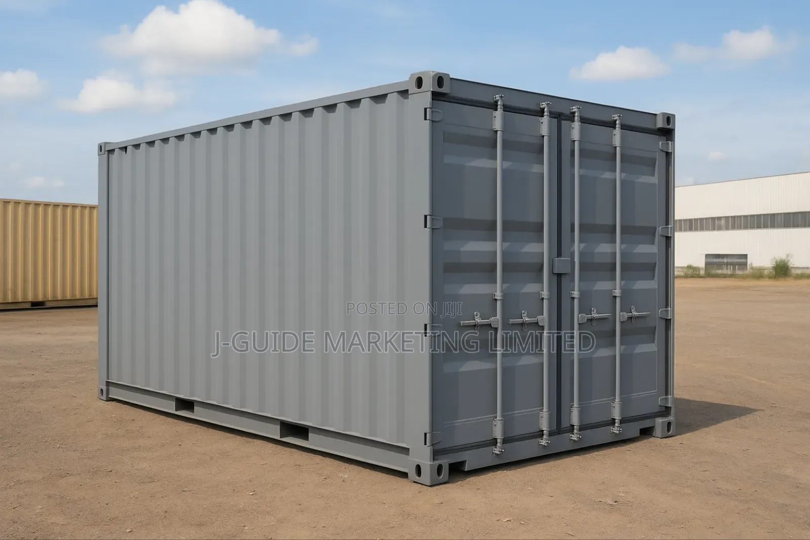 20ft Container Office – 2 Rooms + Toilet – Insulated, Wired – Lagos