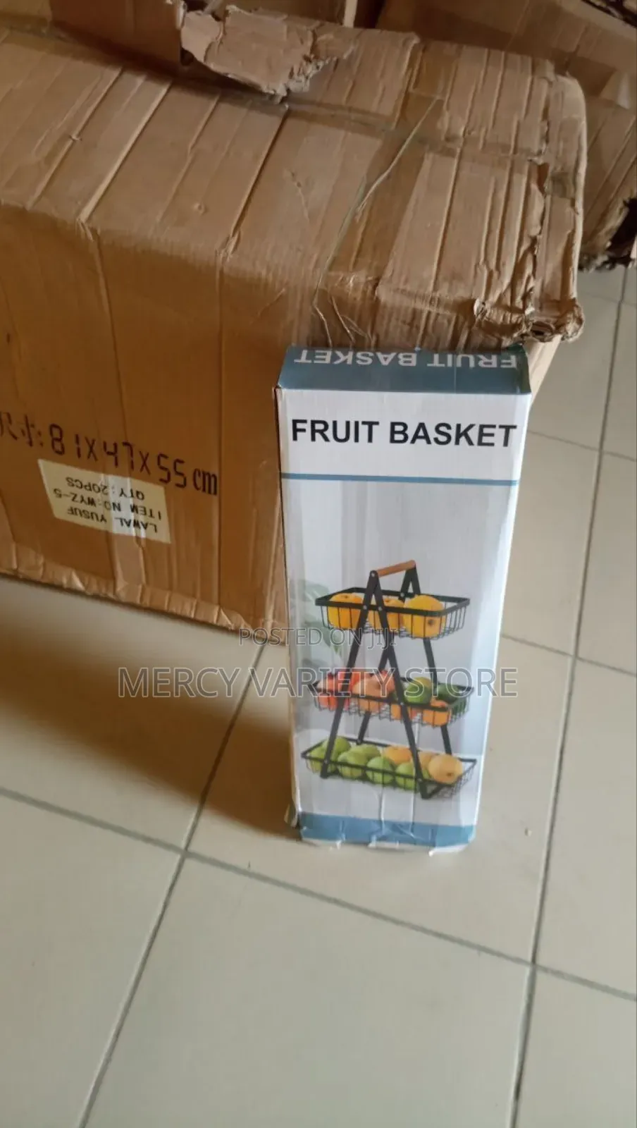 Vegetables Fruits Basket - 3 Tier