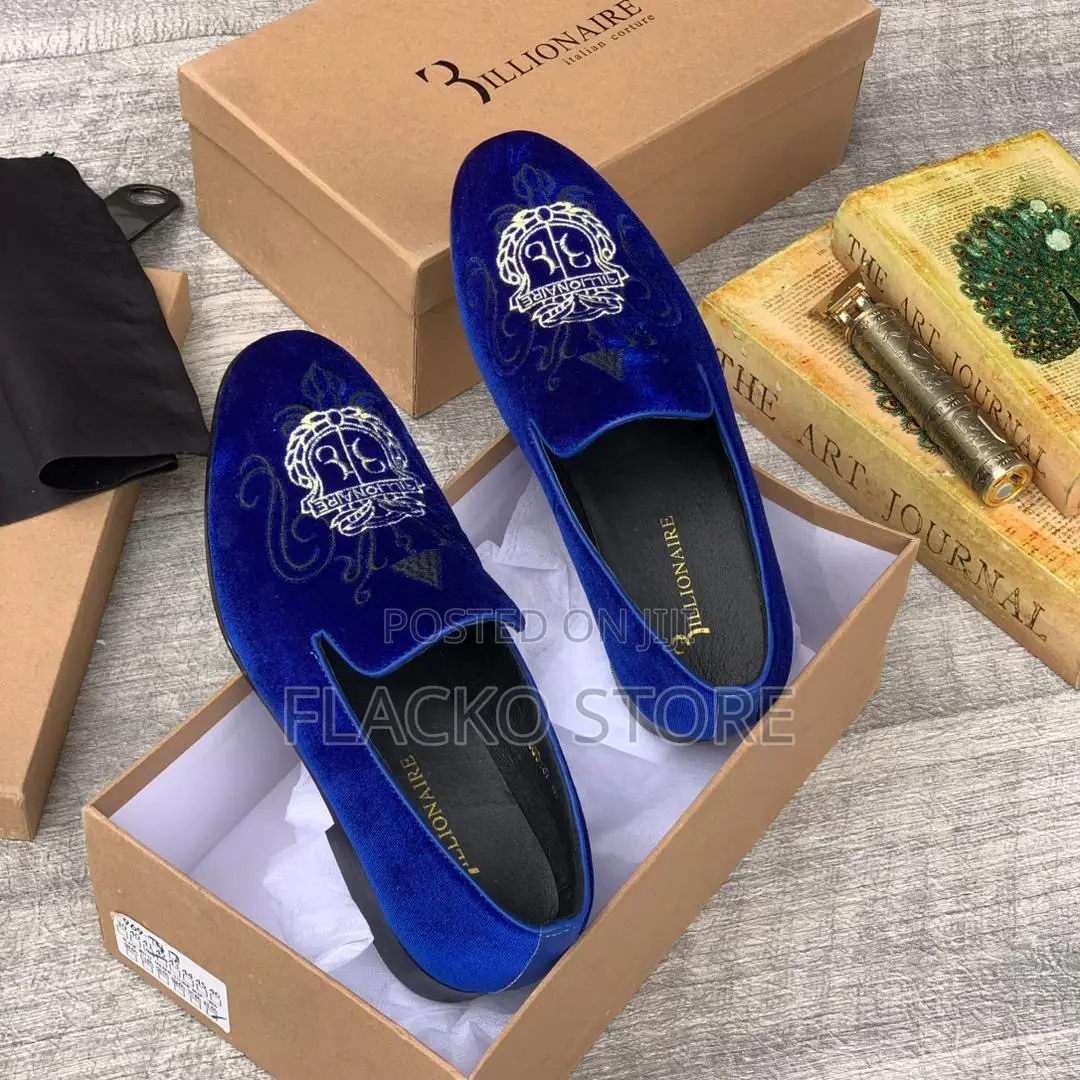 Original Billionaire Suede Loafers Shoes