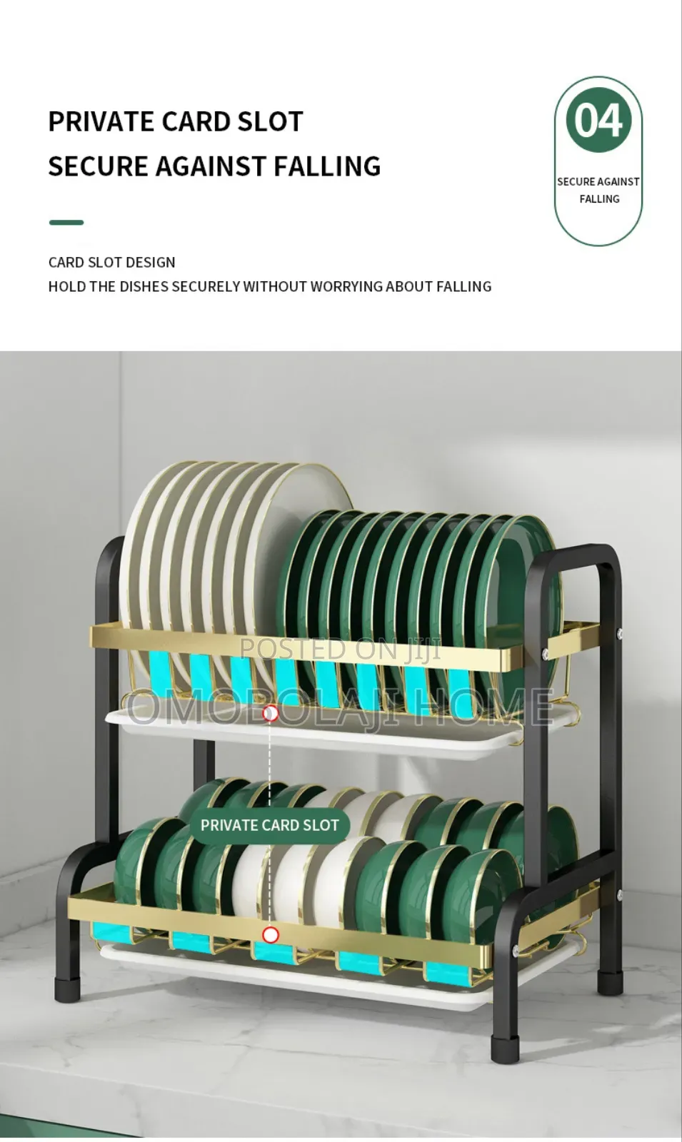 3 Layer Plate Rack
