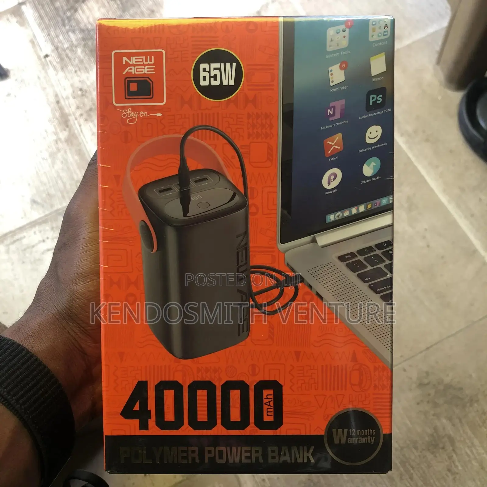 Newage 50000mah 65watts Laptop and Mobile Powerbank