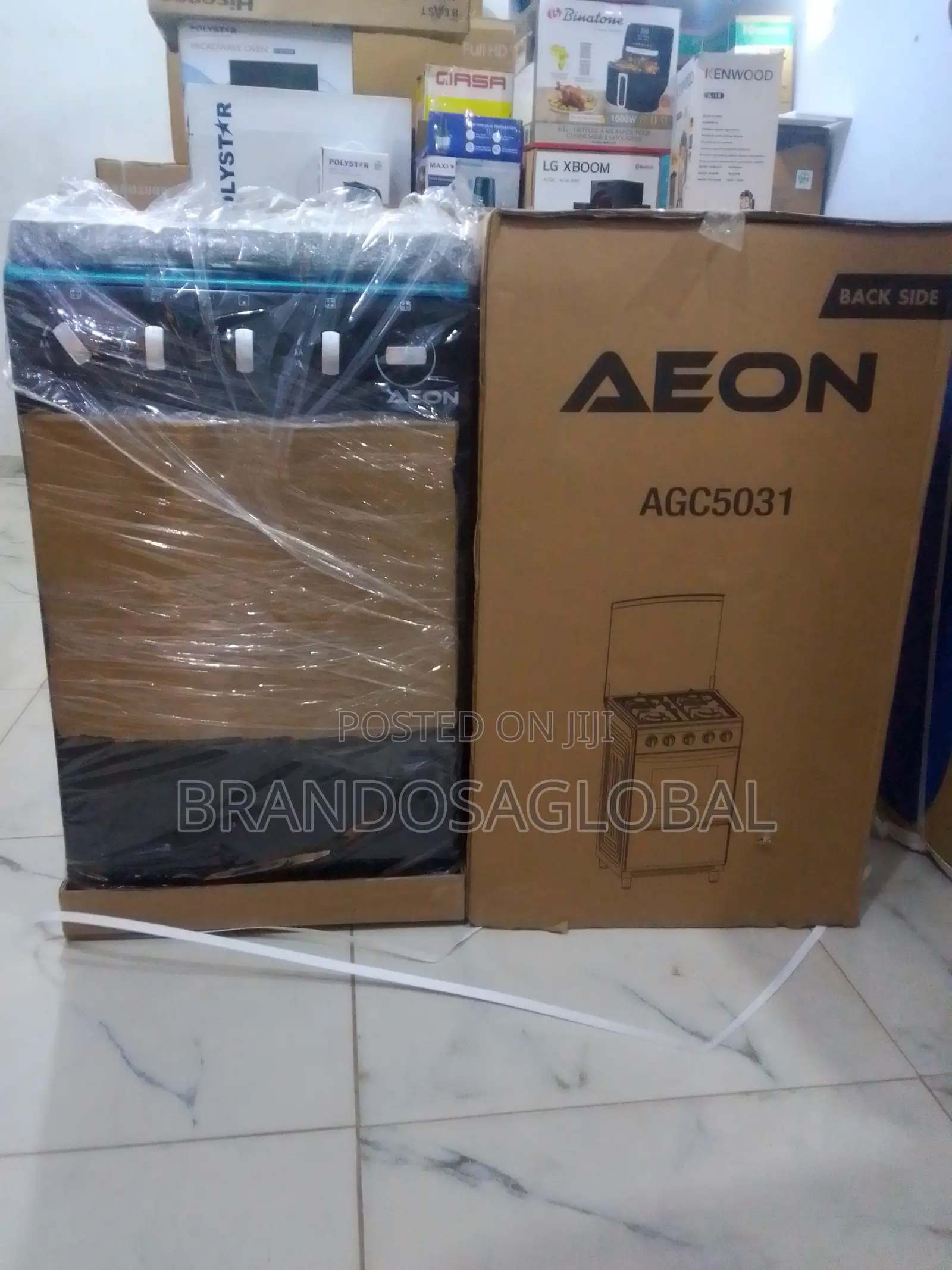 Oven+3 Gas Aeon Agc5031 3+1 Electric Cooker