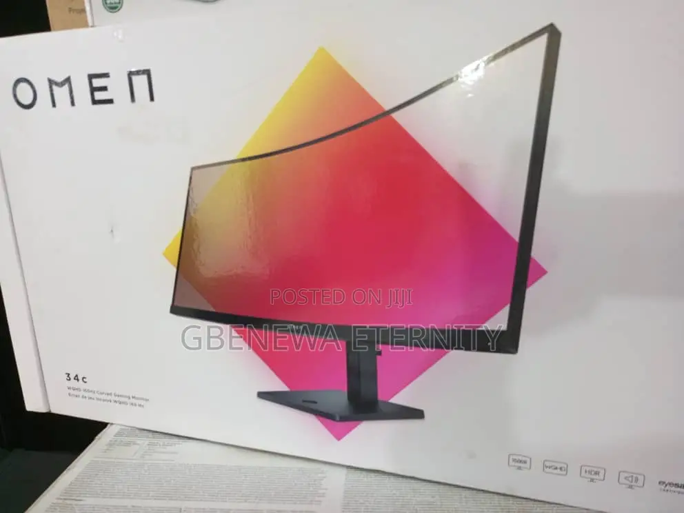 Hp Omen 34c Ultrawide Curved Monitor – Perfect for Gaming Work