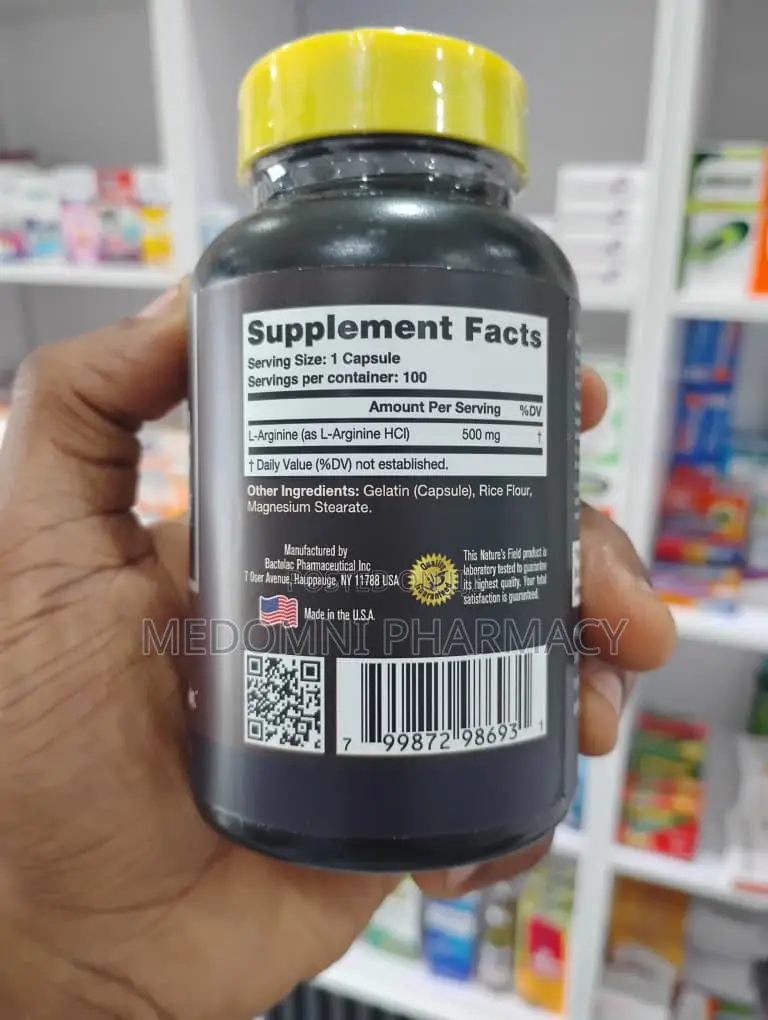 Nature’S Field L-arginine – Blood Flow, Energy Reproductive Health