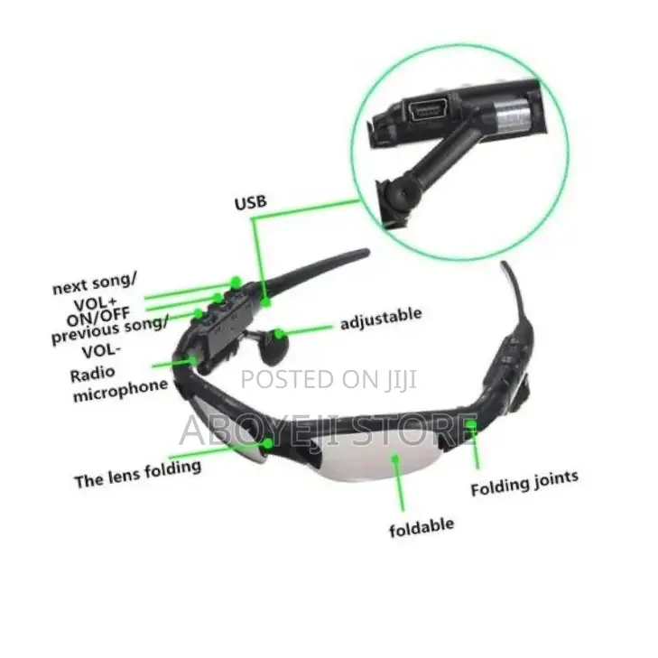 Bluetooth Headphones Sunglasses