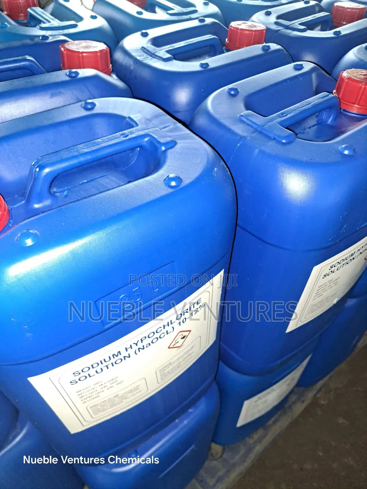 Sodium Hypochlorite/Bleach Bottle, Keg, Drum, Ibc.