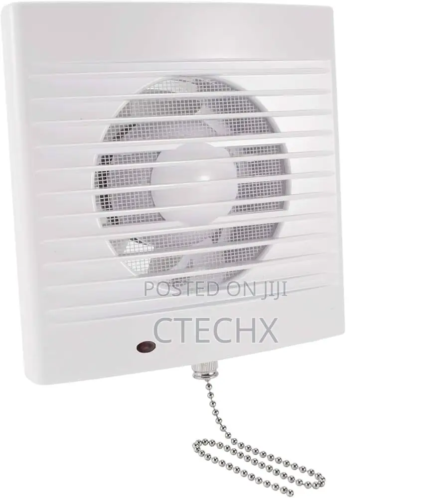 Hon Guan 4 Inch Pull Cord Bathroom/Kitchen Extractor Fan