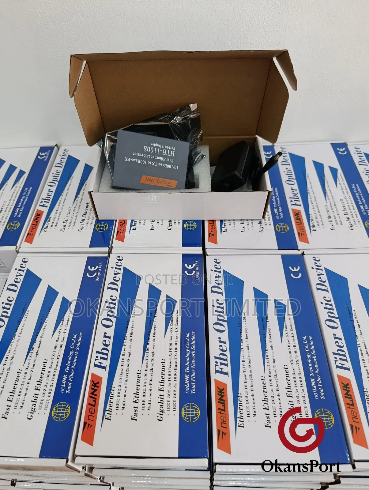 Netlink Fiber Optic Media Converter 10/100 Singelmode Multimode