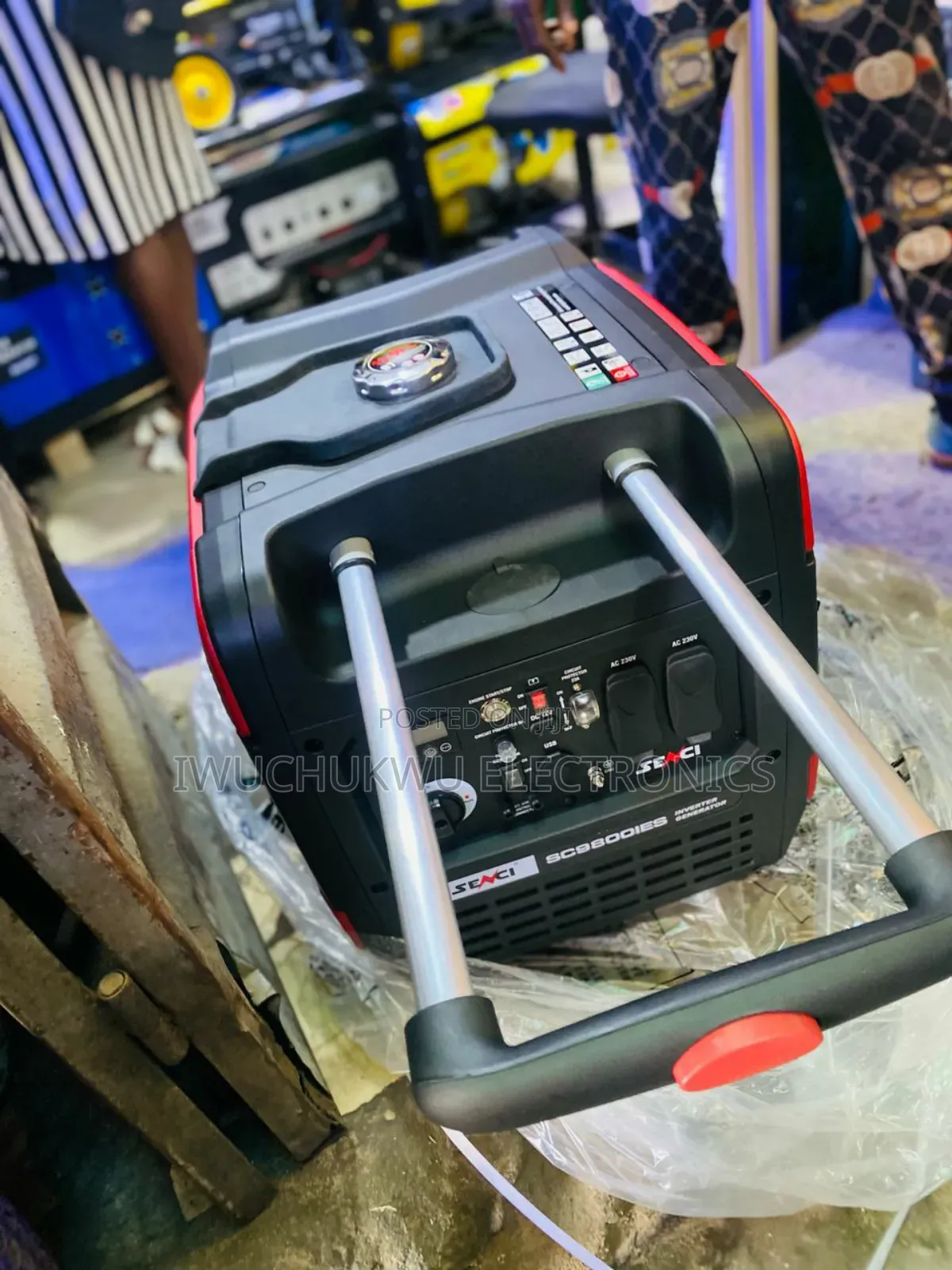 Senci 9800ies 7.5kva Inverter Generator (Soundproof With Remote Start)