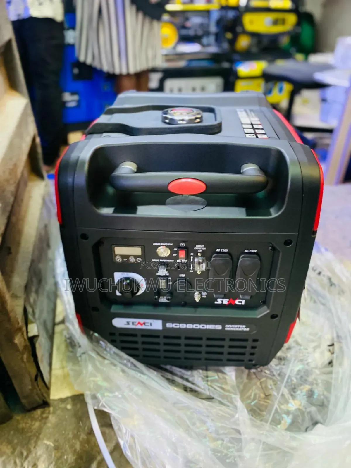Sc98000ies 7.5kva Senci Soundproof And Remote Start Inverter Generator
