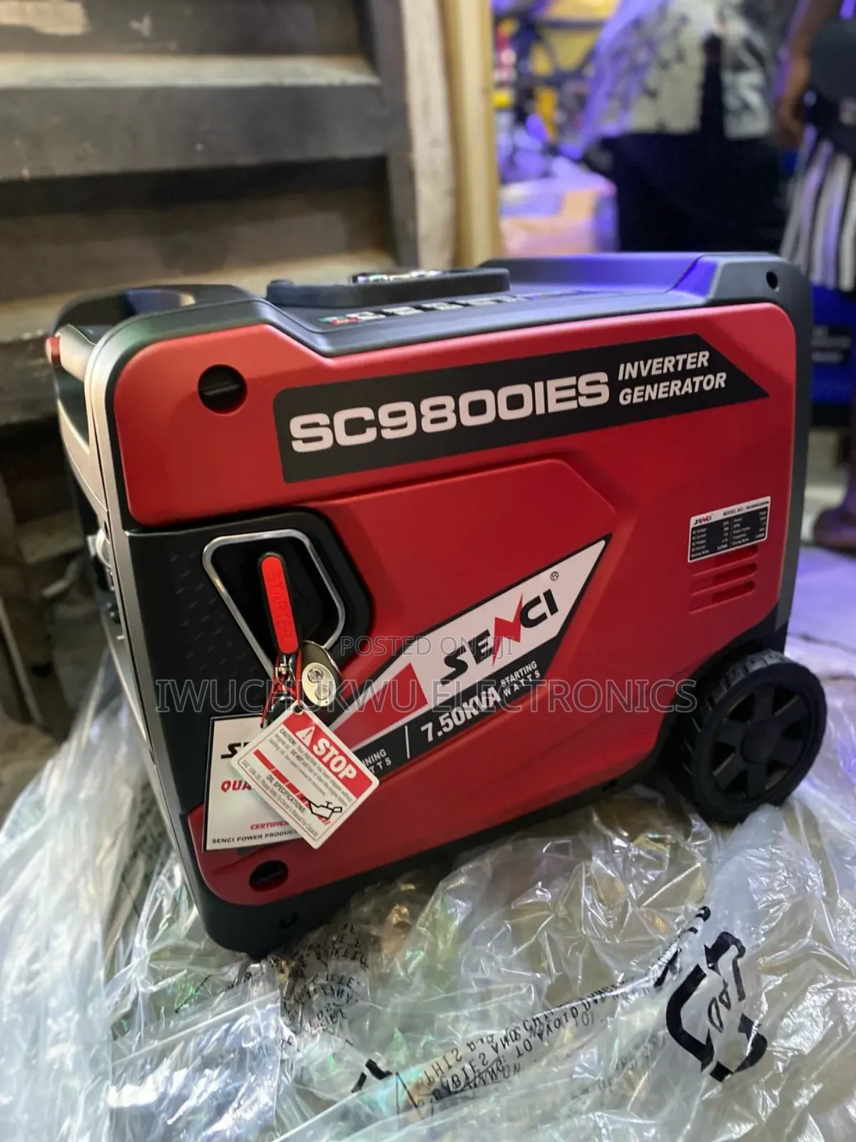 Sc98000ies 7.5kva Senci Soundproof And Remote Start Inverter Generator