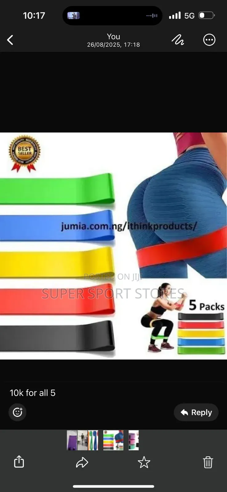 5 In 1 Resistance Band