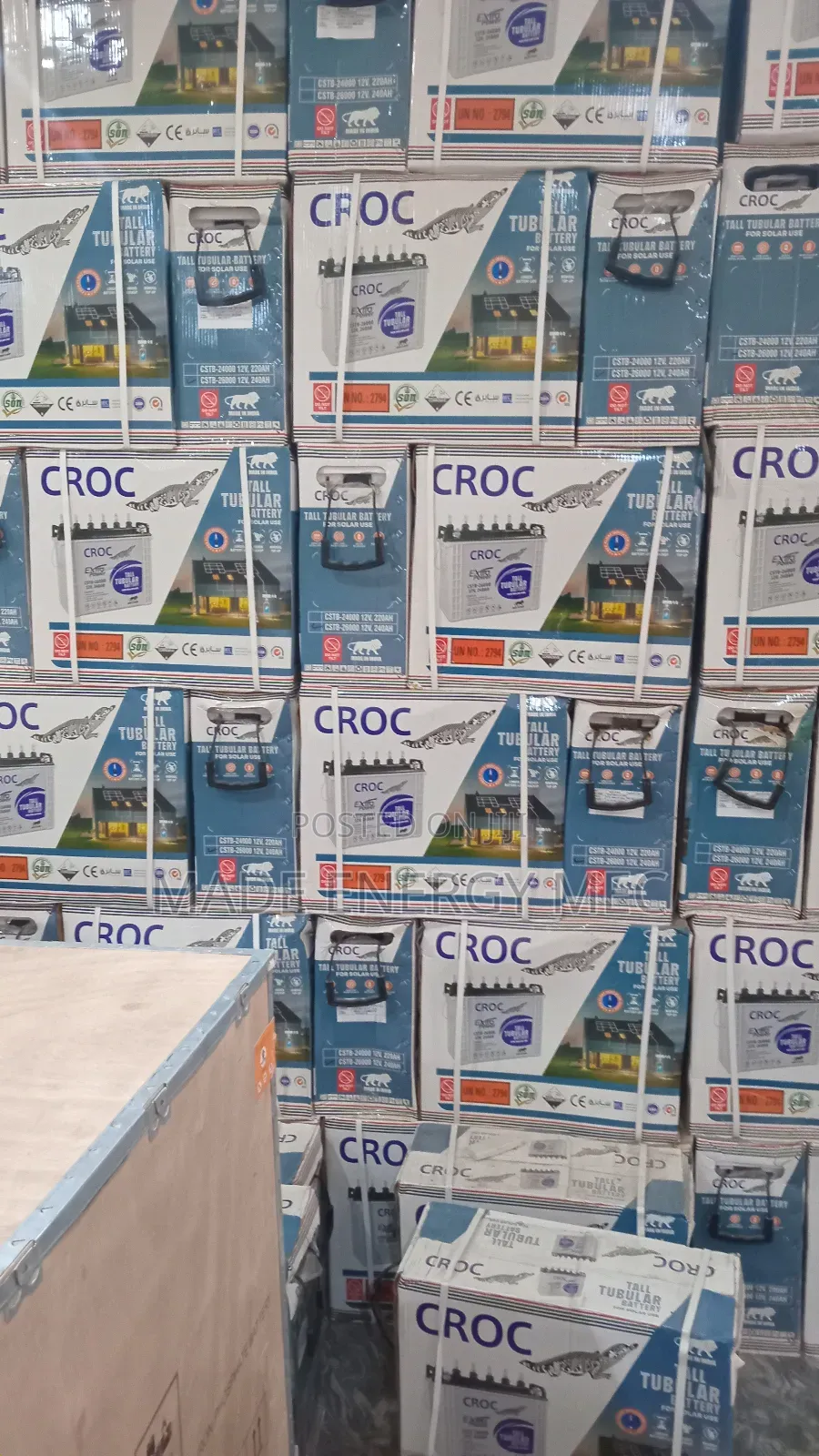 Croc Tubular Battery 220ah