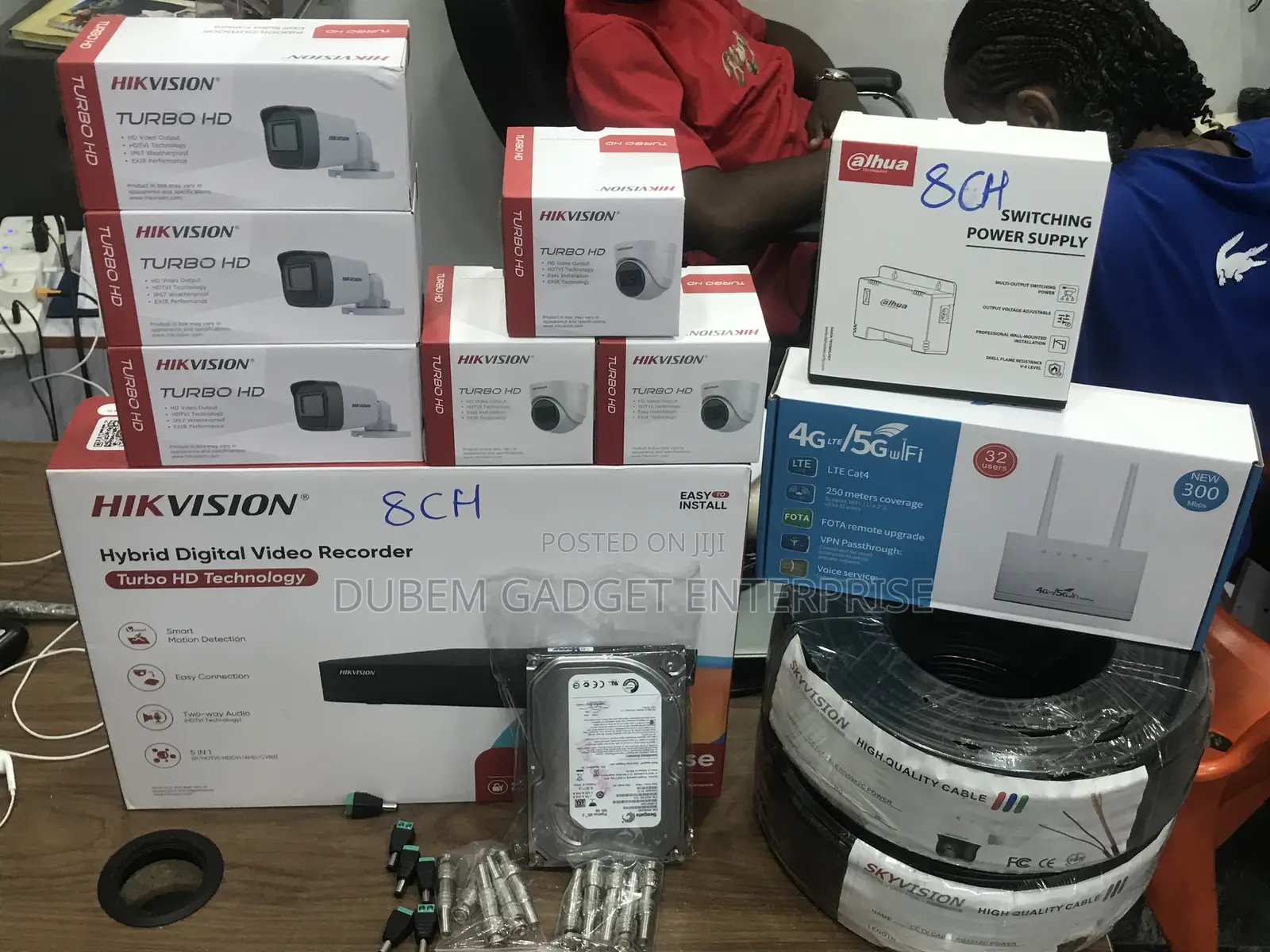 Hikvision 6 Channel Complete Camera Kit