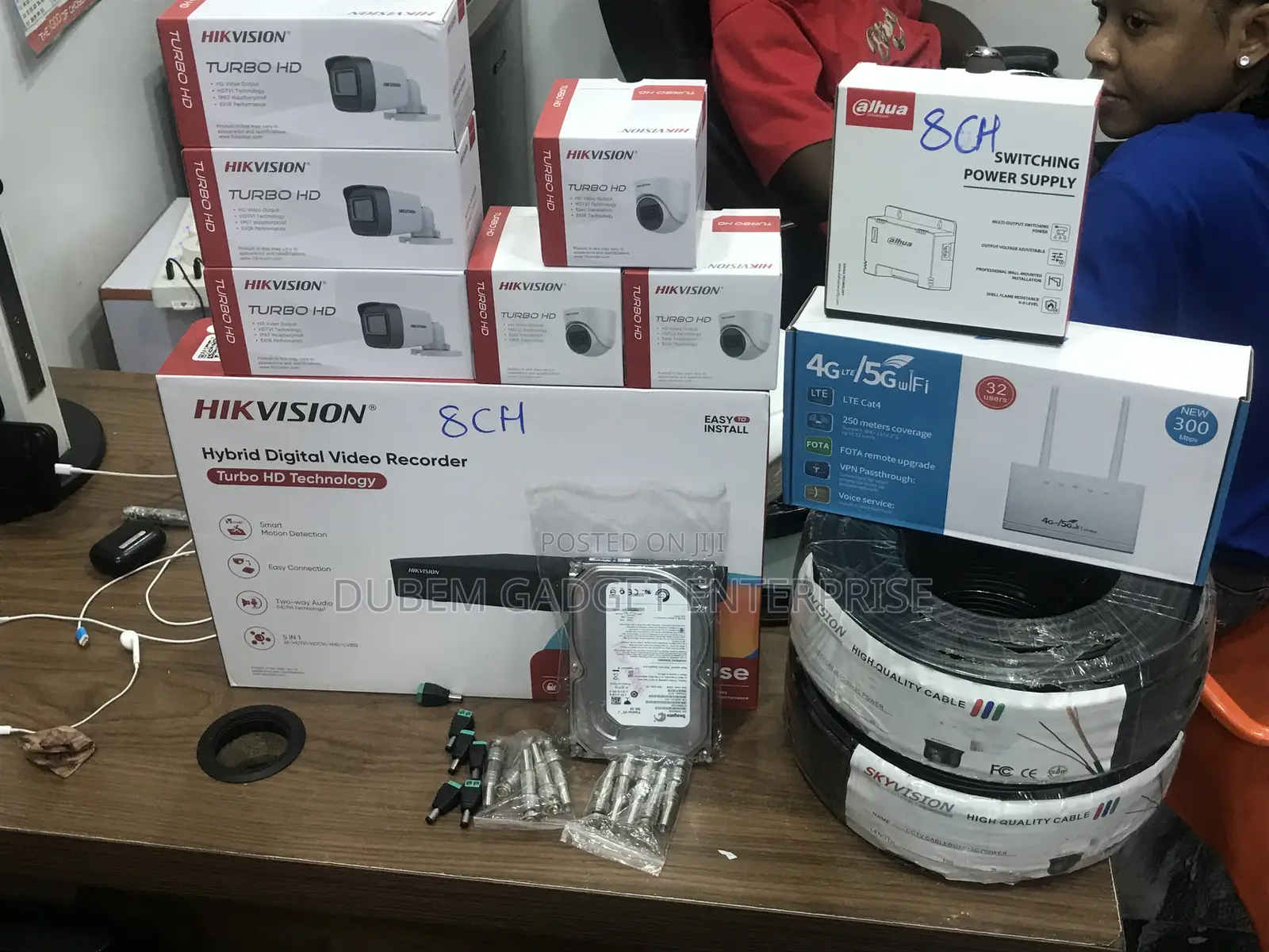 Hikvision 6 Channel Complete Camera Kit