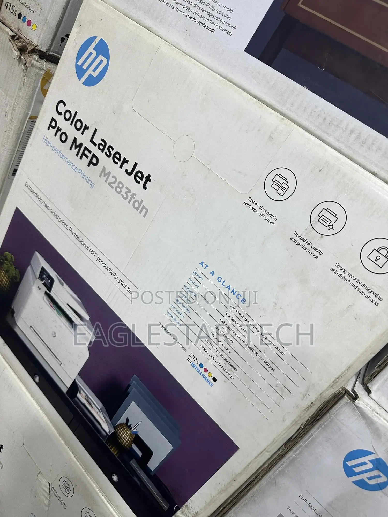 Hp Color Laser Jet Pro Mfp M283fdn Printer. Print, Scan And Copy