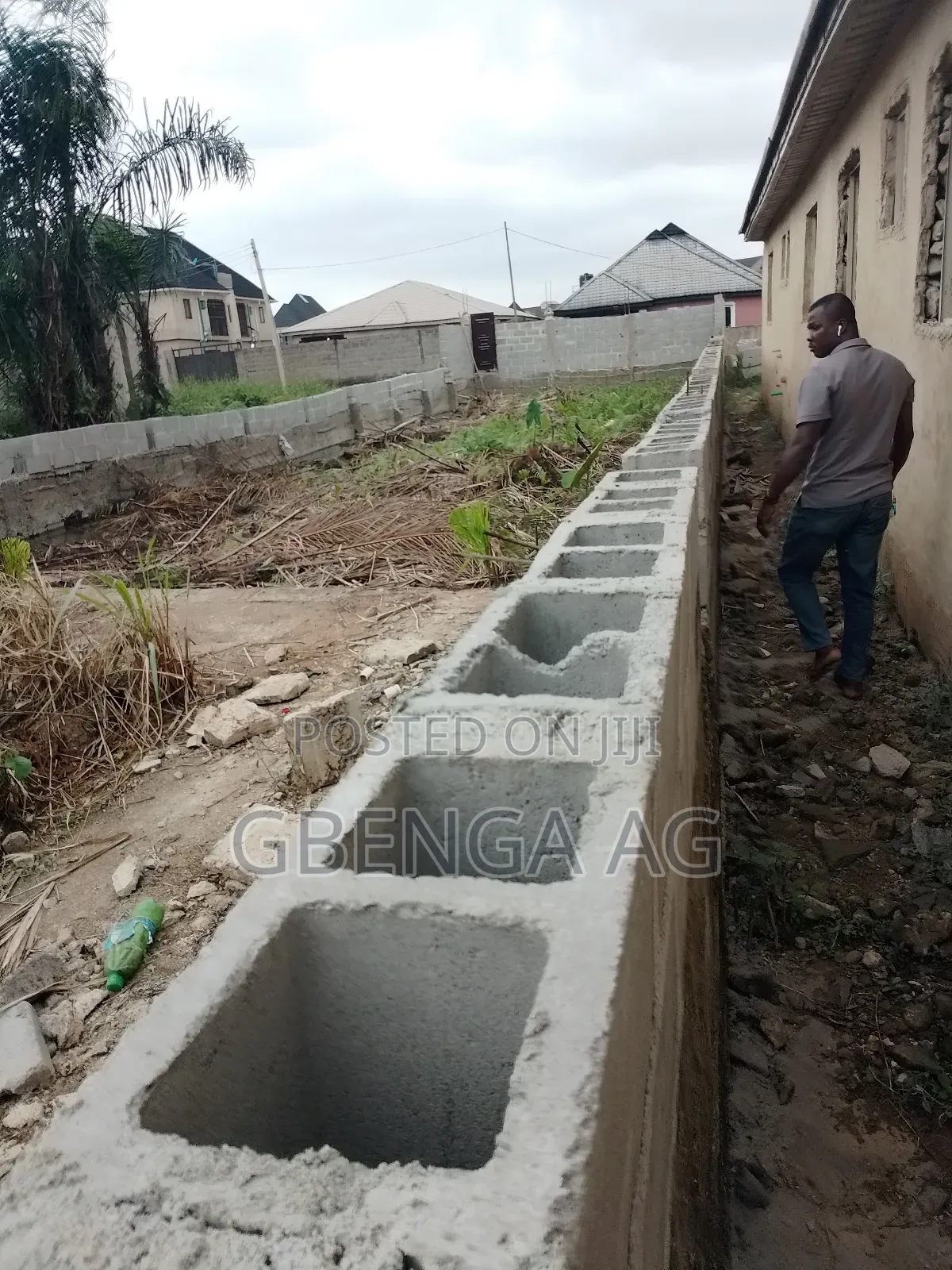 Half Plot With Foundation for Sale