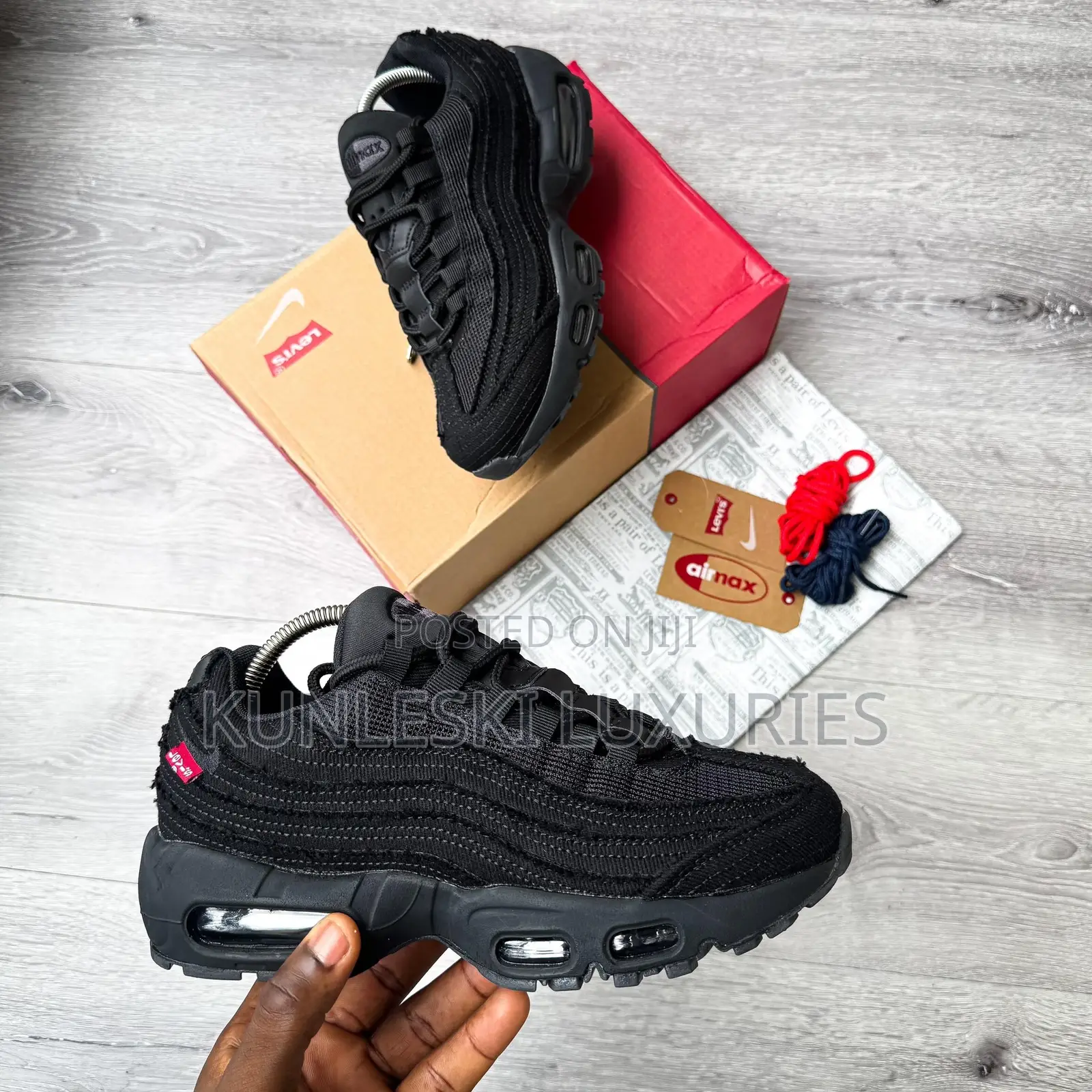 Original Levi’S X Air Max 95 Og Big Bubble Denim Pack Sneakers