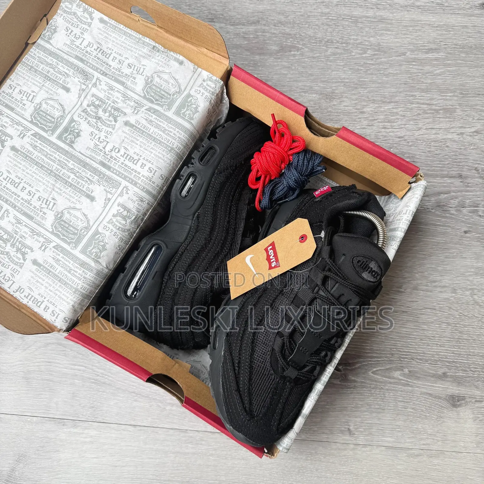 Original Levi’S X Air Max 95 Og Big Bubble Denim Pack Sneakers