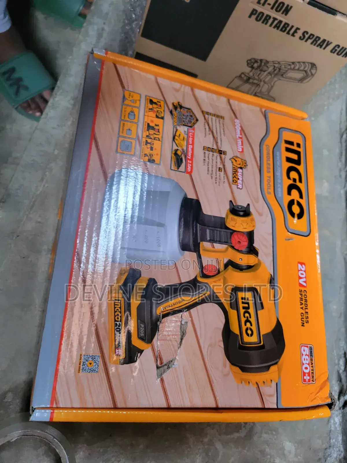 20v Ingco Cordless Paints Sprayer Machine