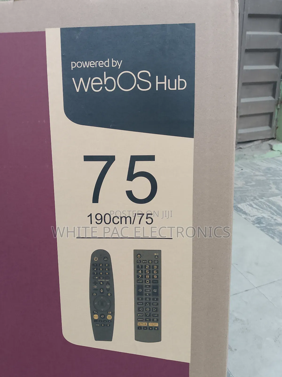 Original >Lg 75"Inch 4k Uhd Ai Smart Webos Tv>Netflix >Youtube >Wi -fi