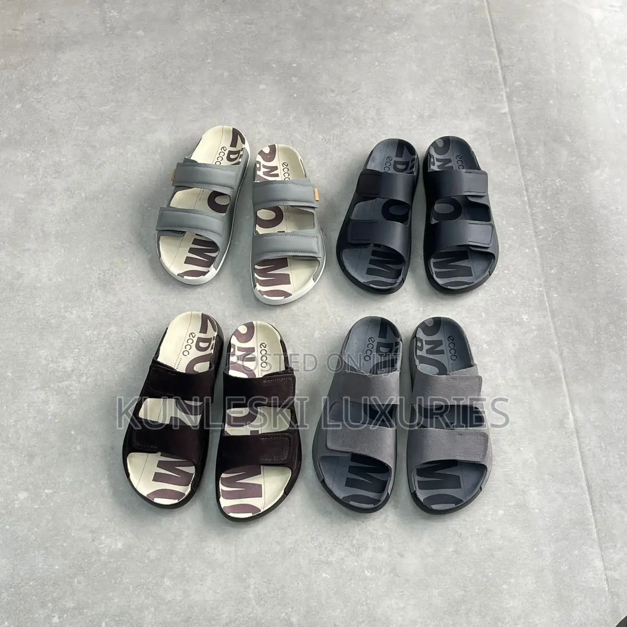 Original Ecco Leather Slippers