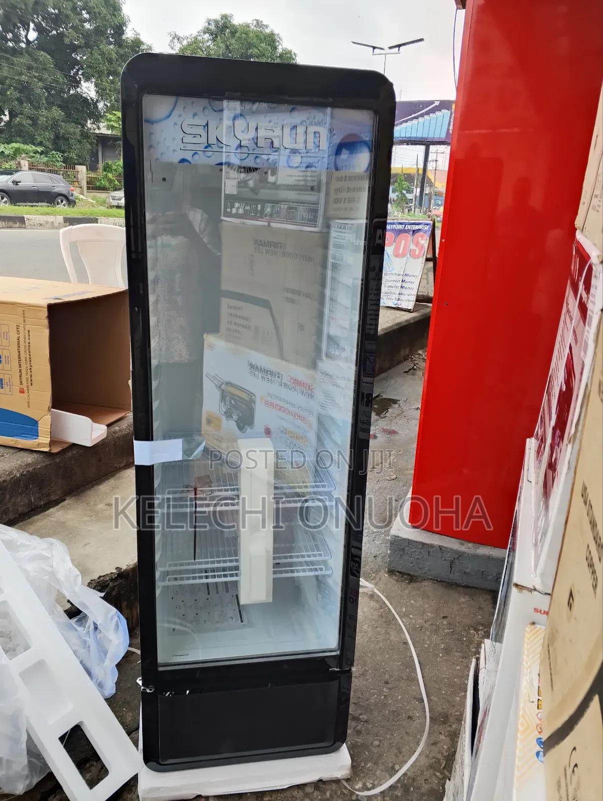 Skyrun Chiller Big Show Glass Fridge