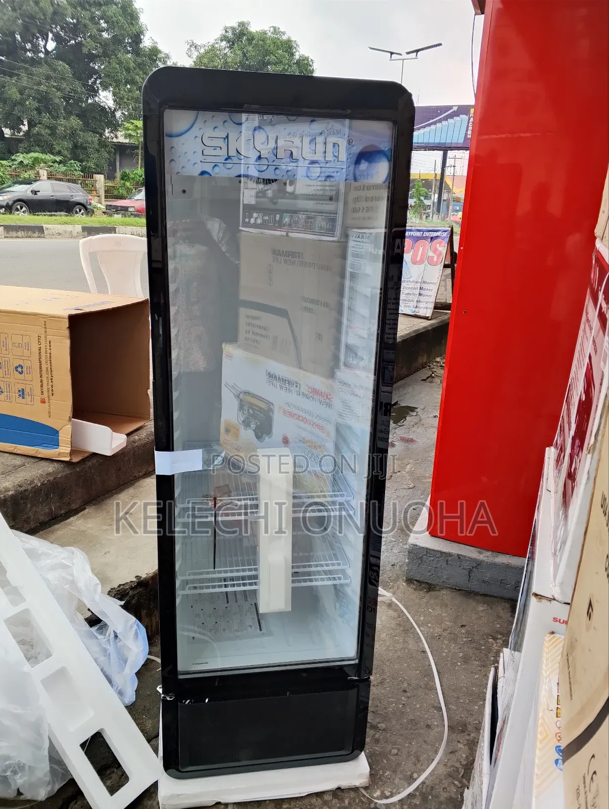 Skyrun Chiller Big Show Glass Fridge
