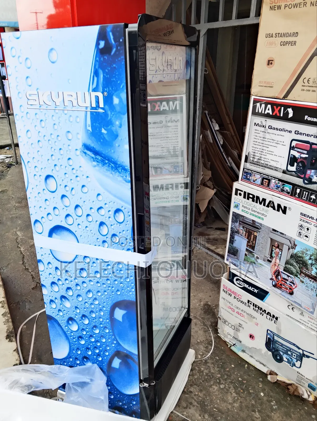 Skyrun Chiller Big Show Glass Fridge