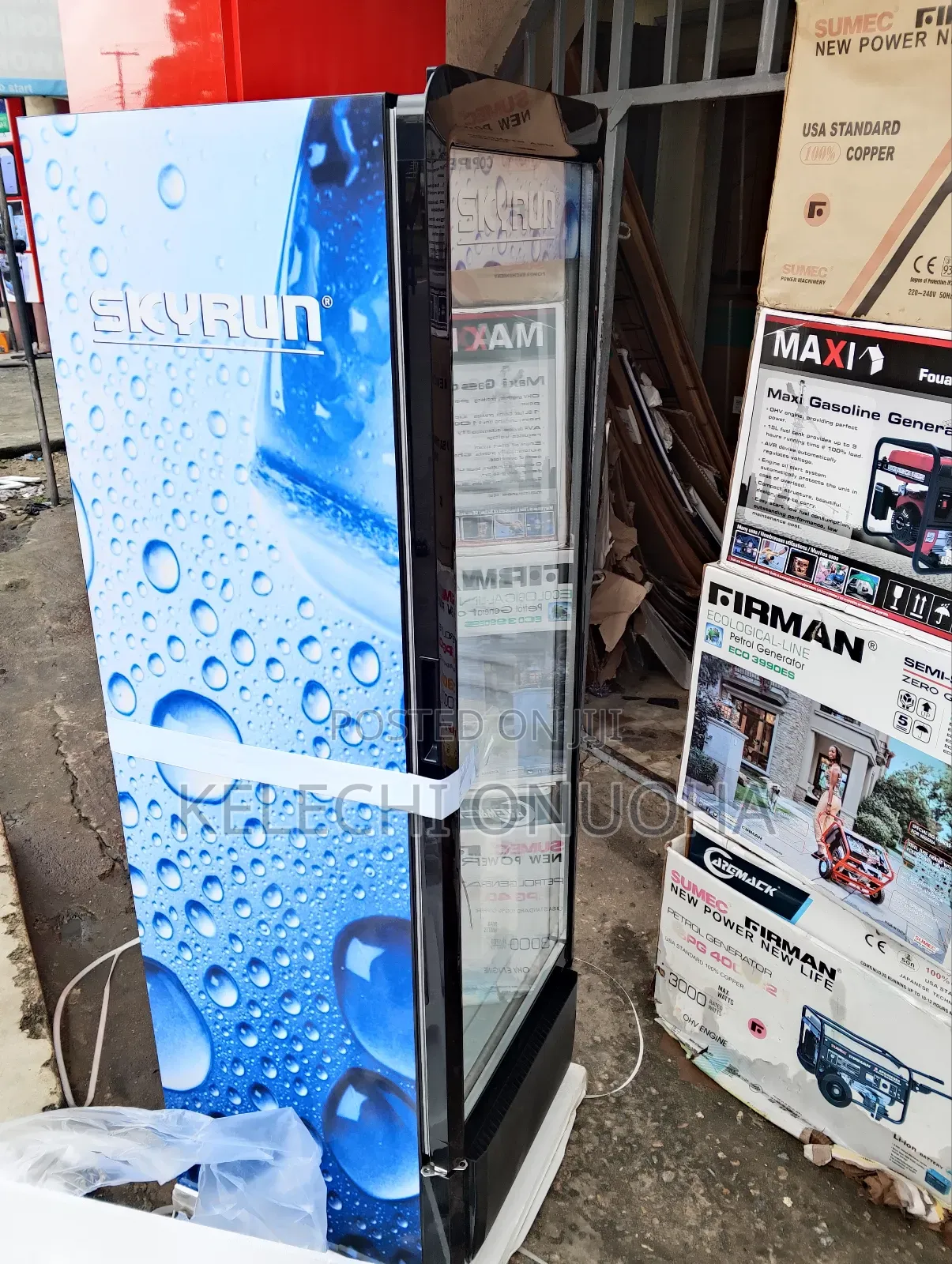 Skyrun Chiller Big Show Glass Fridge
