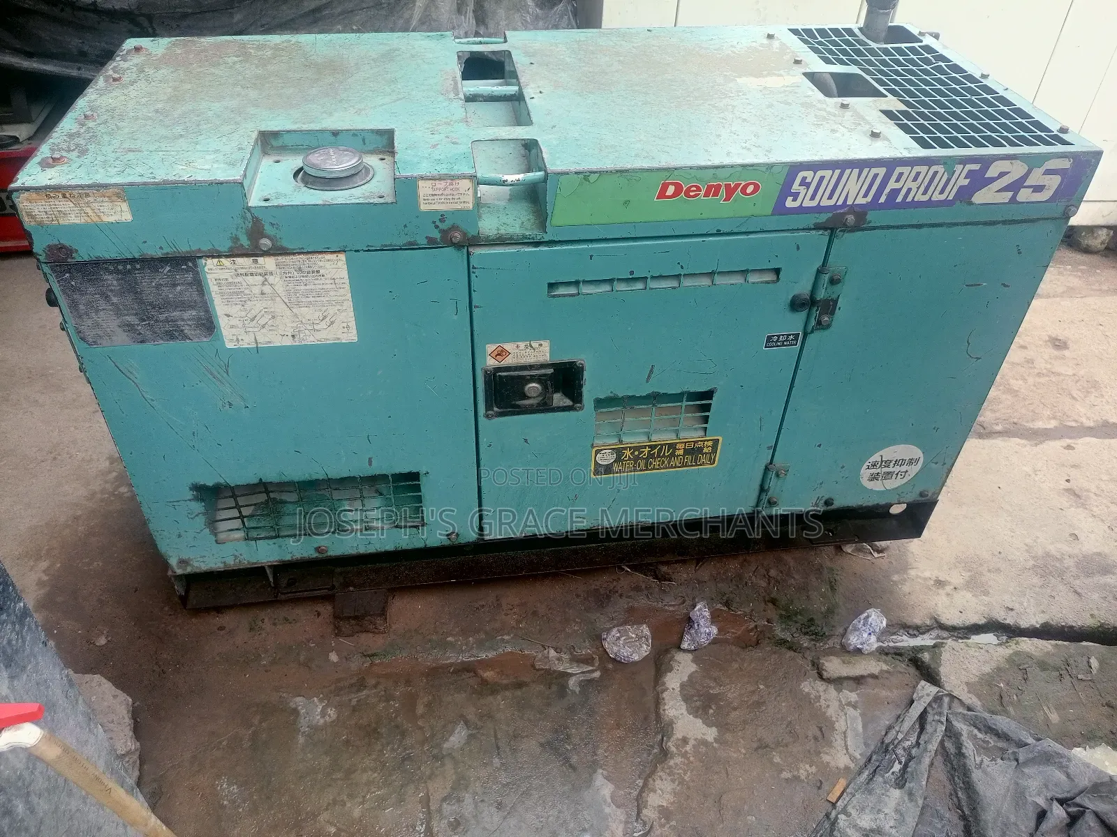 25kva Sound Proof Generator (Denyo) Direct Japan🇯🇵