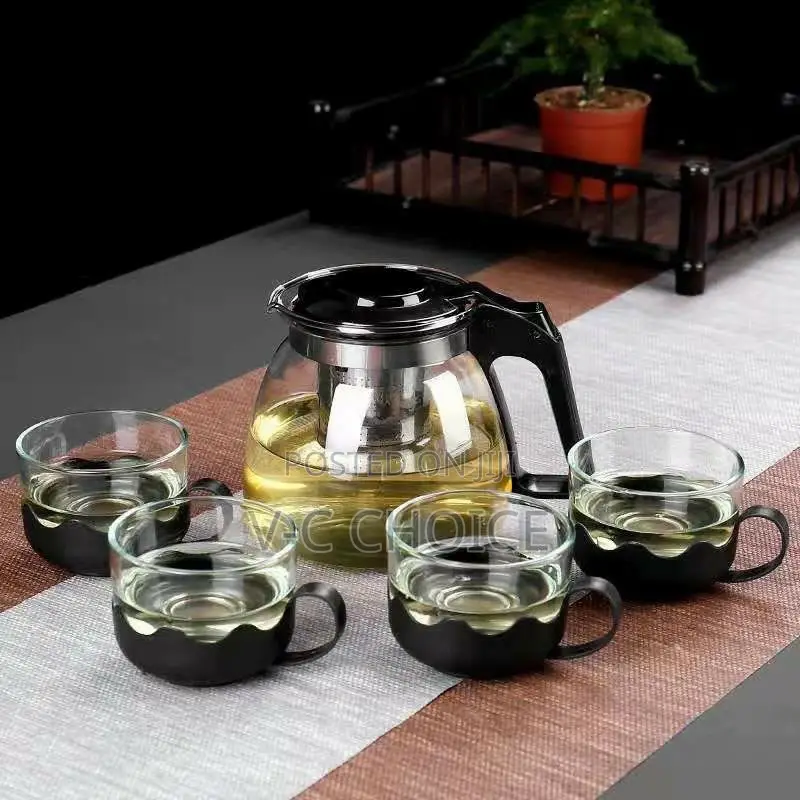 Glass Teapot Scented Tea 5 Pieces