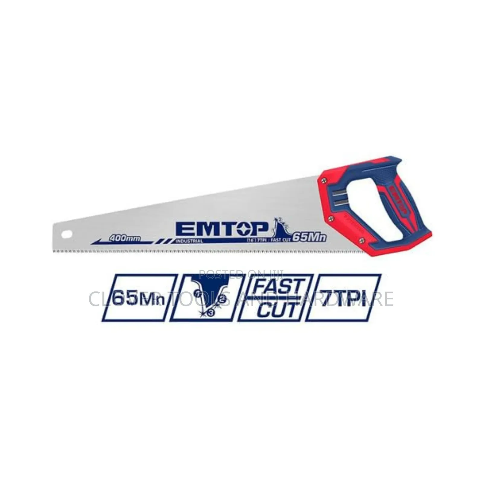 Emtop Ehas4502 Hand Sawheavy Duty Hand Saw for Wood Cutting 450mm