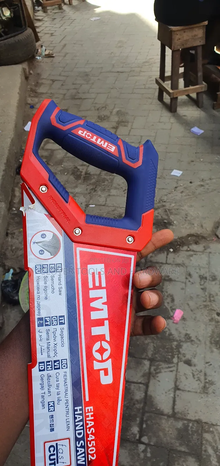 Emtop Ehas4502 Hand Sawheavy Duty Hand Saw for Wood Cutting 450mm