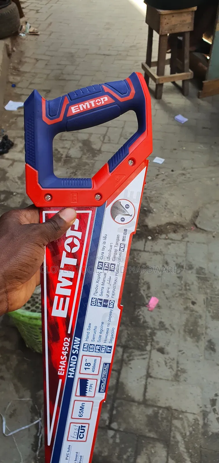 Emtop Ehas4502 Hand Sawheavy Duty Hand Saw for Wood Cutting 450mm