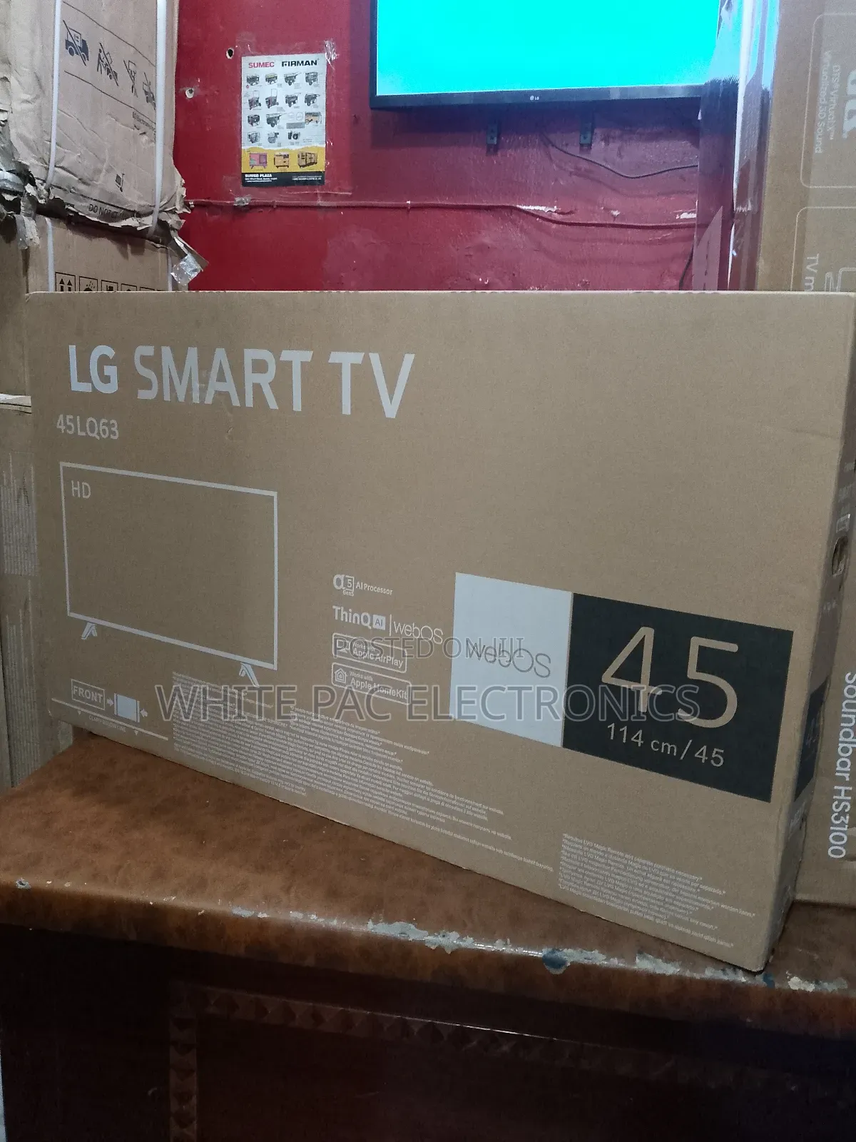 Lg 45"Inch 4k Uhd Andriod Smart Tv With Wi -fi > Neftlix > Youtube