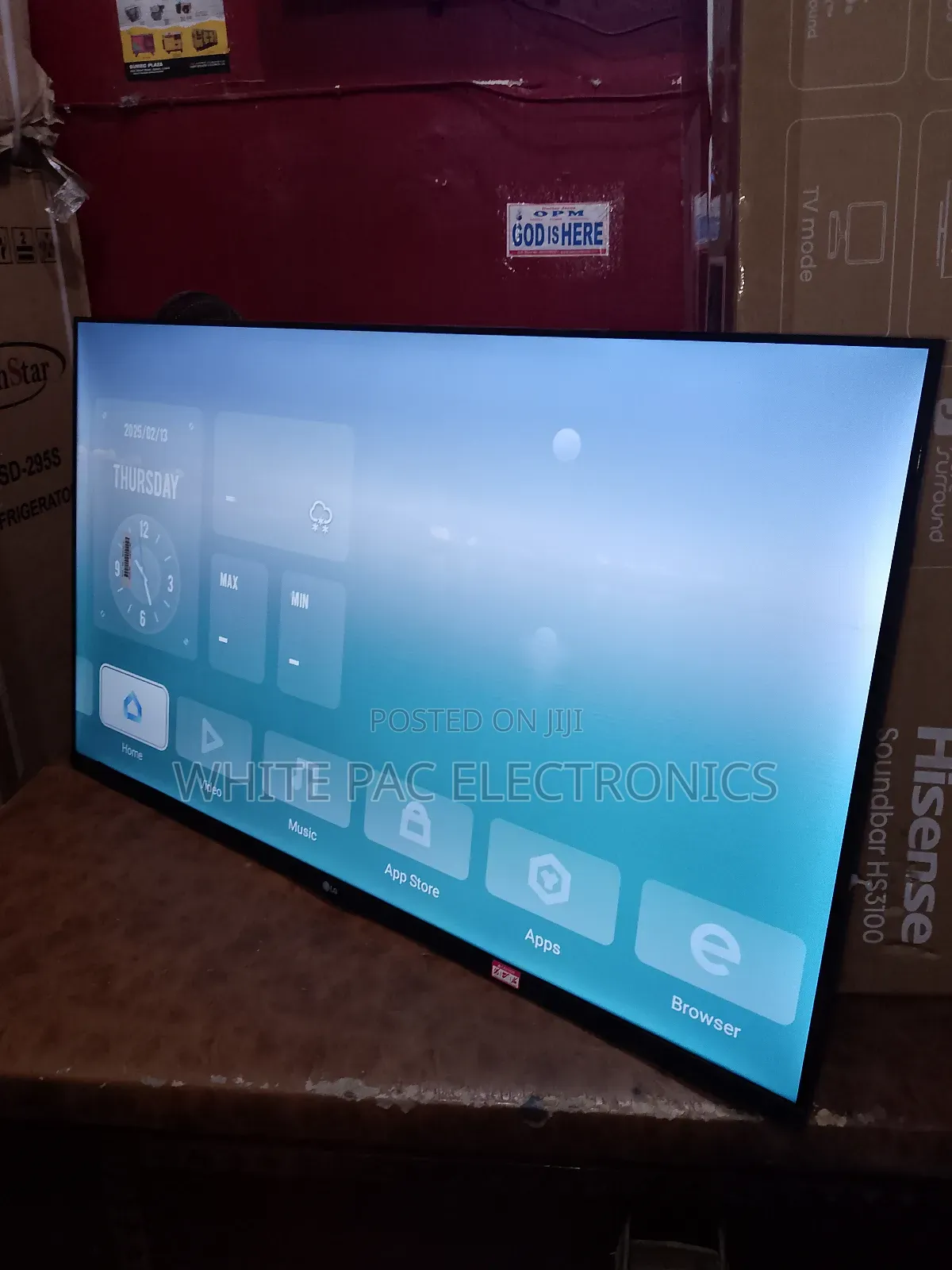 Lg 45"Inch 4k Uhd Andriod Smart Tv With Wi -fi > Neftlix > Youtube