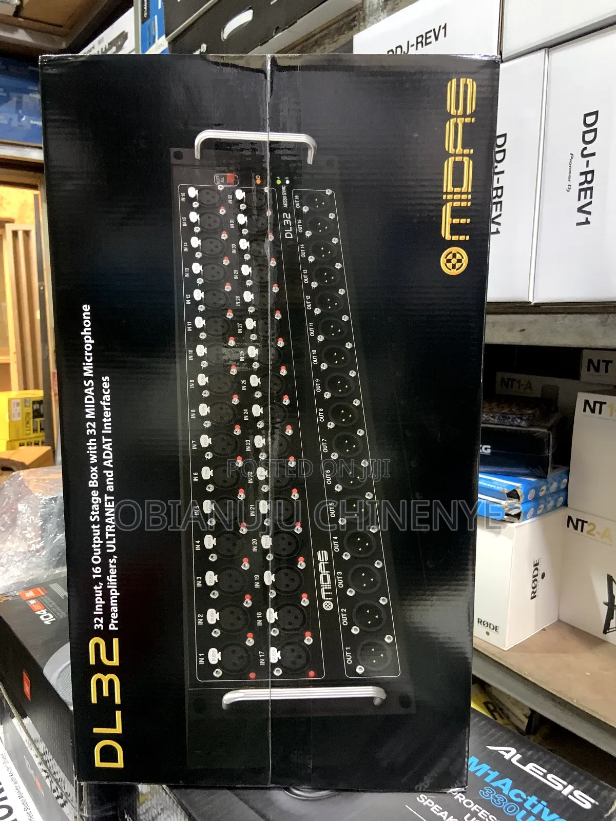 Midas Dl32 32input, 16 Output Stagebox, With 32 Mic Preamps